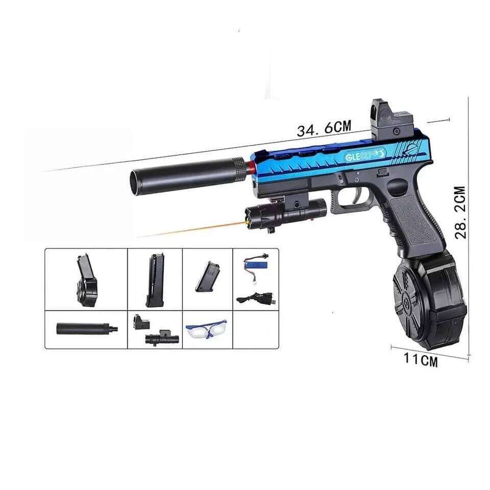 Electric ball blaster toy gun for birthday outdoor shooting game