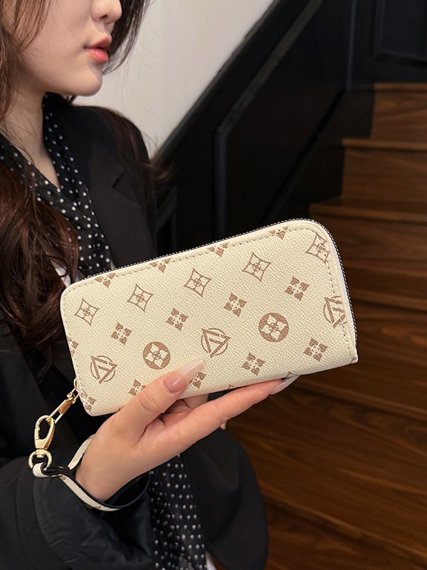 New Long Purse Ladies Fashion Ladies Handbag Multi-Card Card Bag Zipper Mobile Phone Bag Ladies