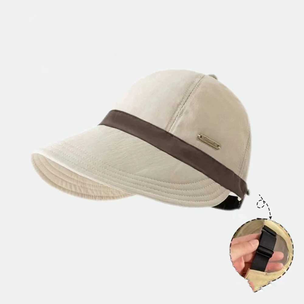 New Women Summer Sunhat Outdoor Travel Beach UV Protection Baseball Hats Trend Female Large Brim Visor Adjustable Caps H260407