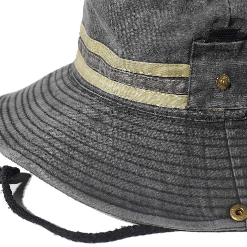 Fishing Hiking Sun Hat Men Women Boonie Hat Wide Brim Bucket Hat Outdoor Safari Summer Cap Cotton Bucket Hat H260407