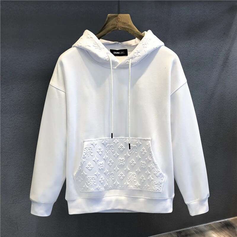 American Retro Casual Long Sleeve Sweatshirt For Men, Spring And Autumn, Size, 100Kg Loose Fit, Trendy Brand, Versatile Plus Size Jacket