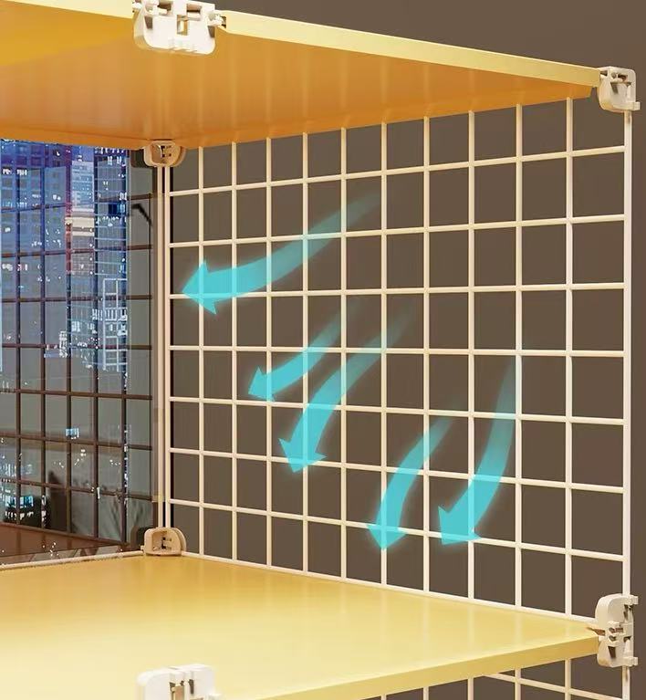 2026 Pet dog kennel Genki Cat kennel winter warm four seasons universal cold cat house winter closed cat kennel pet cage new