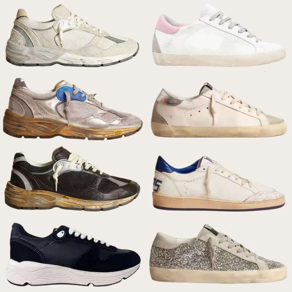 doodle shoe Designer Trendy New goldshoes sneaker women men Stars Platform Sneakers Classic Doodle Style Fashion Sports Shoes Black White Leather top