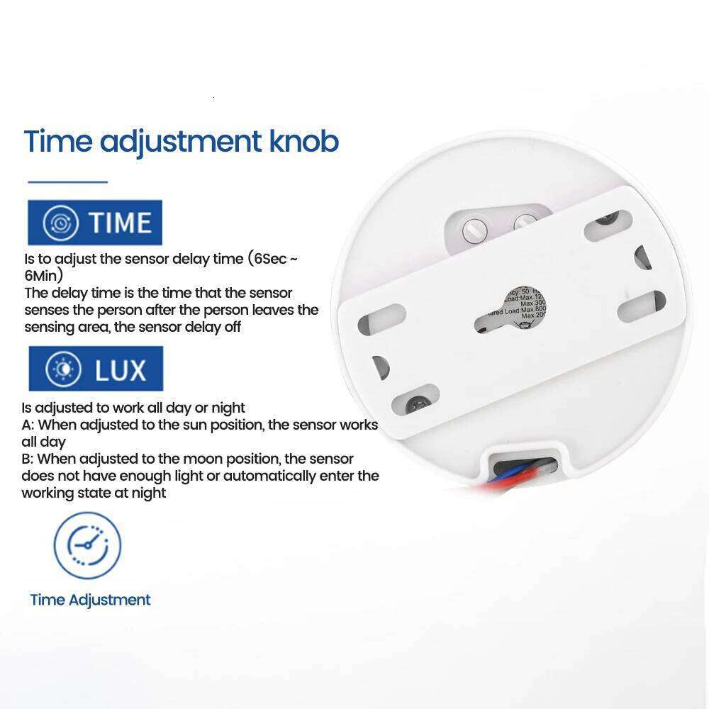 220V LED Infrared Detection Automatic Sensor Light 360 PIR Motion Human Body Detector Sensitive Lamp Switch