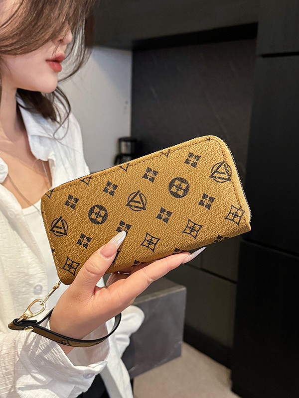 New Long Purse Ladies Fashion Ladies Handbag Multi-Card Card Bag Zipper Mobile Phone Bag Ladies
