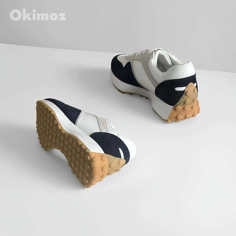 Okimoz Casual Shoes Running Sneaker Designer Shoes Navy White Retro Outdoor Sport Tennis unisex Mesh shoes Big Size