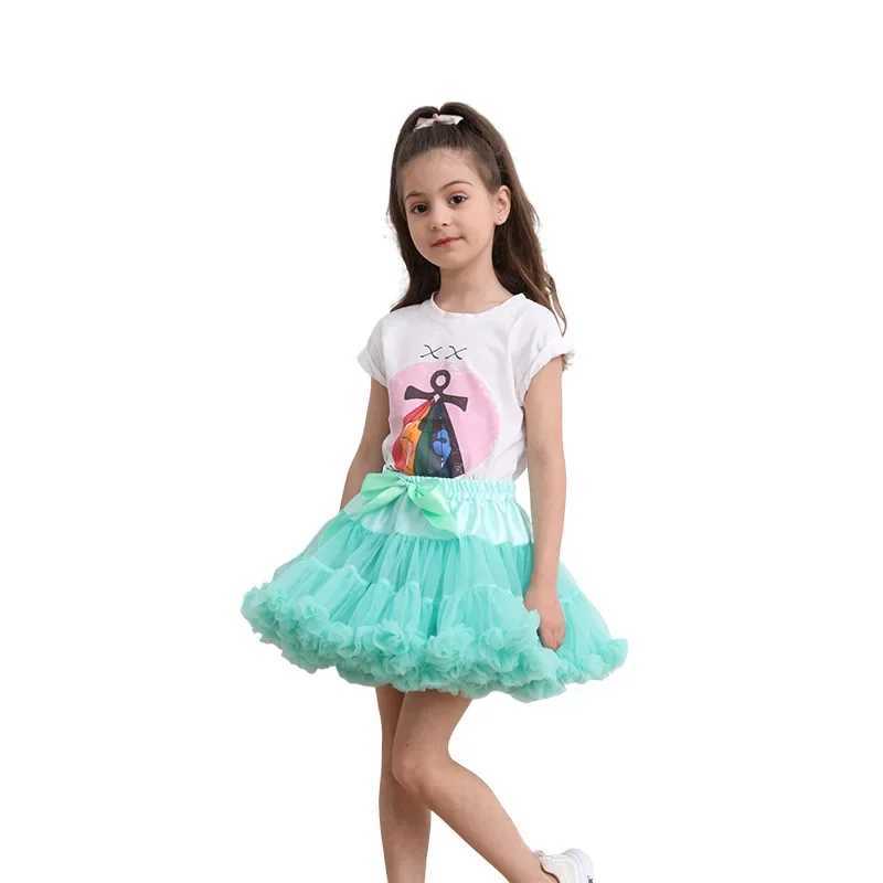 Lush Small Baby Girls Tutu Skirt for Kids Children Puffy Tulle Skirts for Girl Newborn Party Princess Girl Clothes 1-15 Years H260407