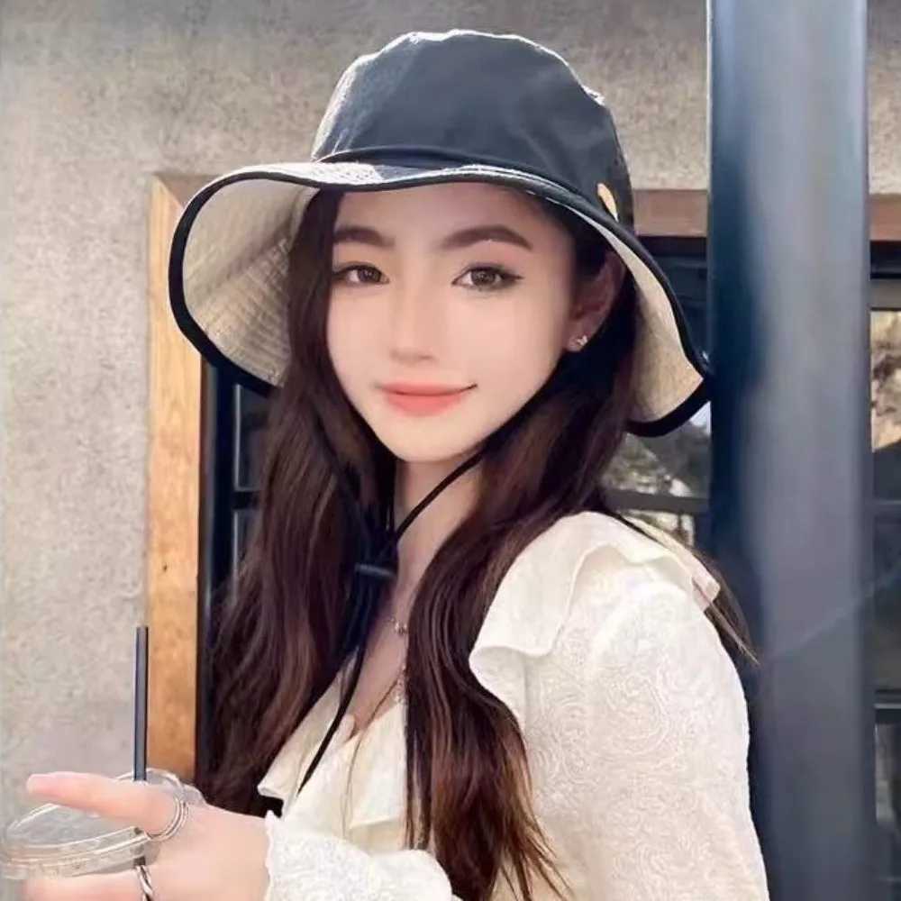 New Adjustable Womens UV Protection Sun Hat Reversible UV protection Sun Cap Sunscreen Tools Fishermans Hat H260407