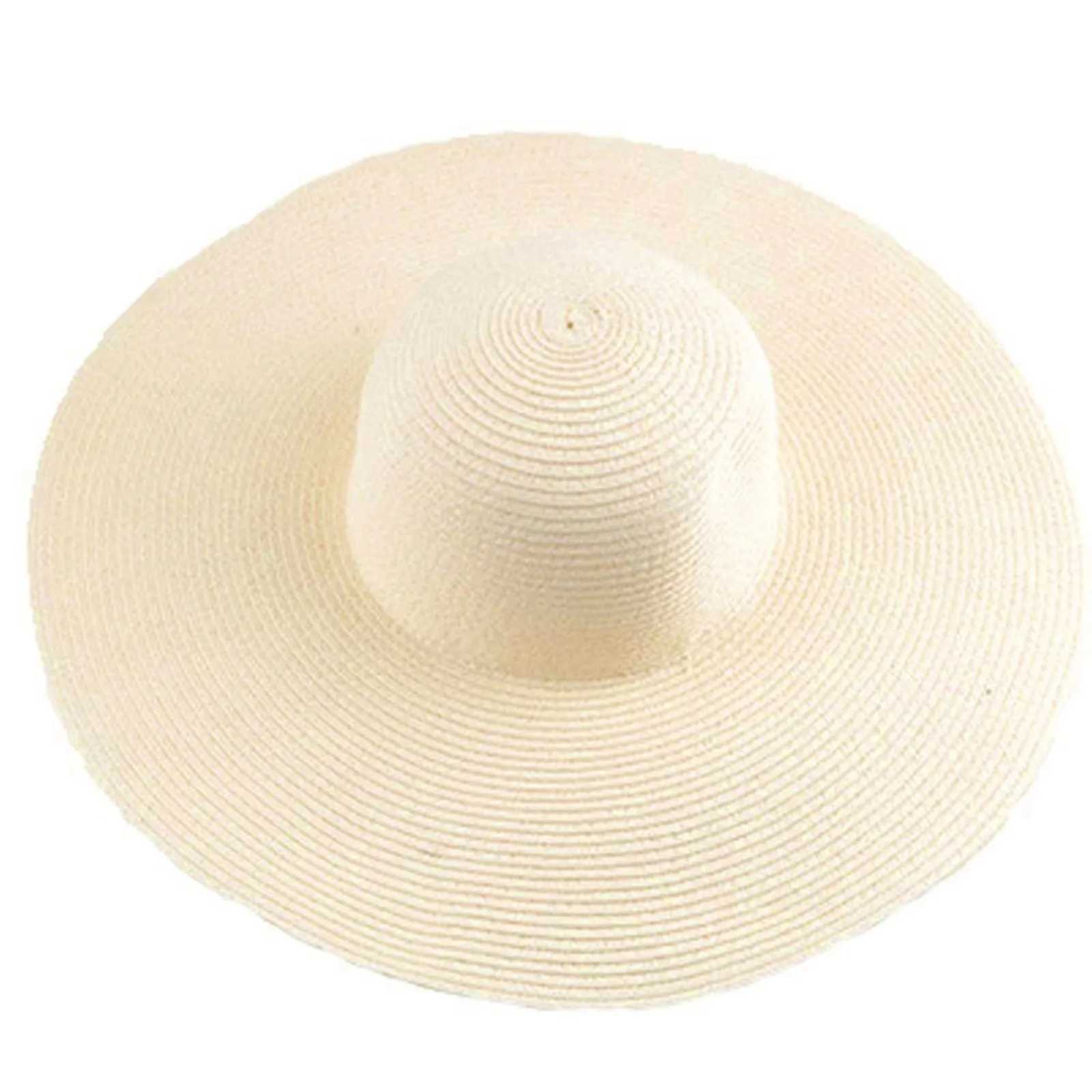 Ladies Retro Straw Solid Color Woven Sun Hat Exquisite Cute Comfortable Breathable Sun Cap For Summer Vacation And Shopping H260407