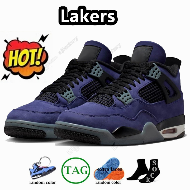 With Box 4s Lakers Basketball Shoes 4 2025 Black Cat Designer Men Women Military Pure Money Sail Red Cement White Cool Grey University Blue outdoor tr