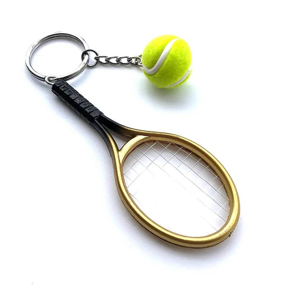 6Pcs Tennis Table Tennis Ping Pong Racquet Bat Sports Keychain Novelty Gifts 260403BJ - view 6