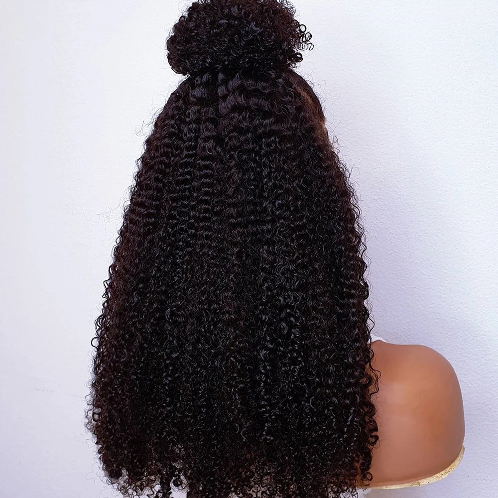 40 46 Inch Deep Wave Lace Frontal Wig 13x4 Hd Curly Human Hair Lace Front Wigs For Women Water Wave Lace Wigs 300 Density - view 4