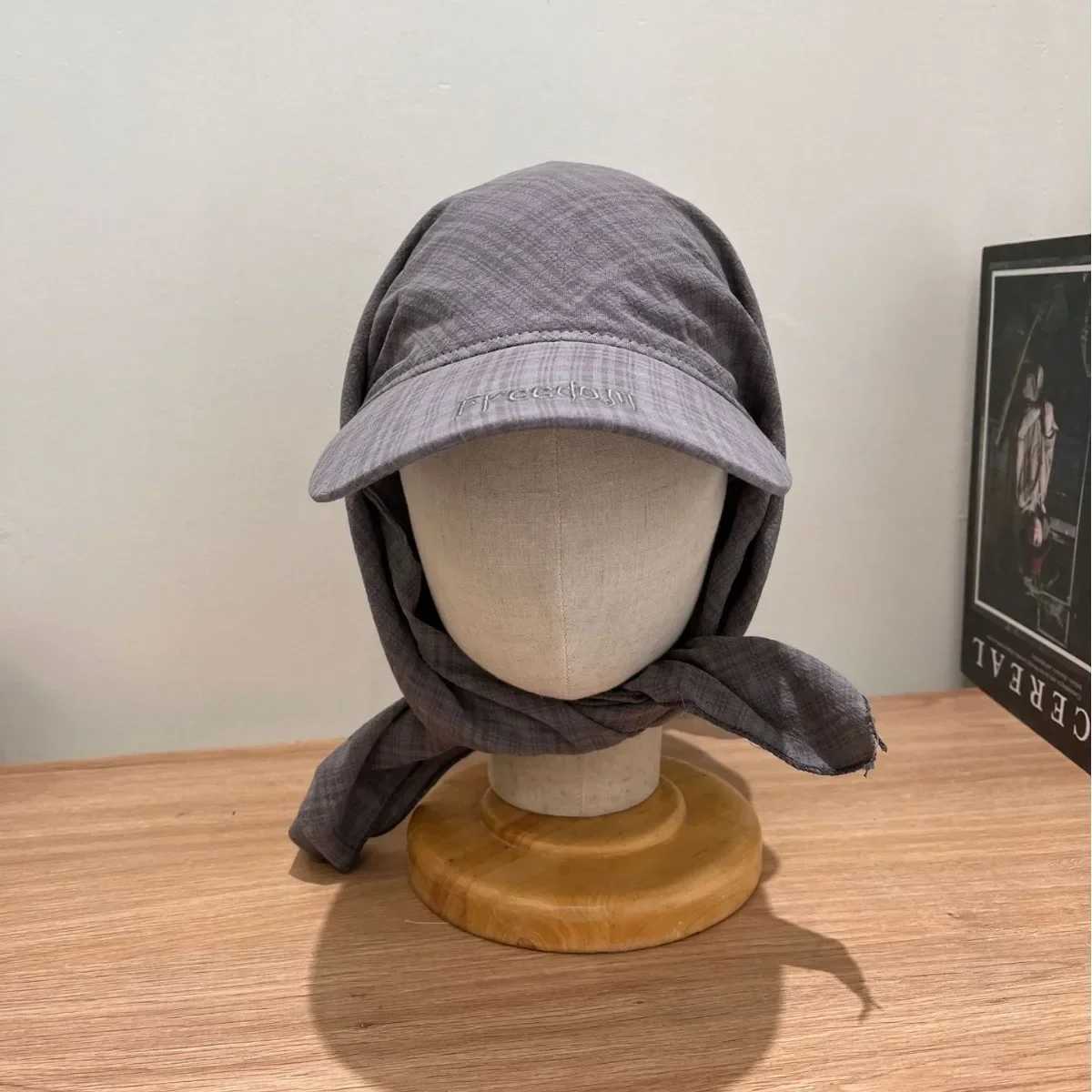 Outdoor Camping Style Sun Protection Hat Jennie Scarf Hat Small Sweet Sunscreen Tie Hat Wide Brim Hat Mesh Cap Lace Cap H260407