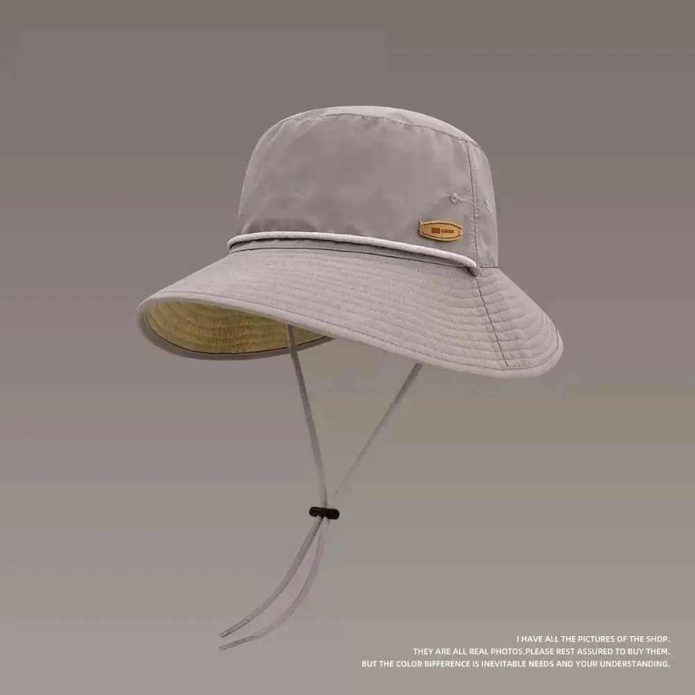 New Adjustable Womens UV Protection Sun Hat Reversible UV protection Sun Cap Sunscreen Tools Fishermans Hat H260407