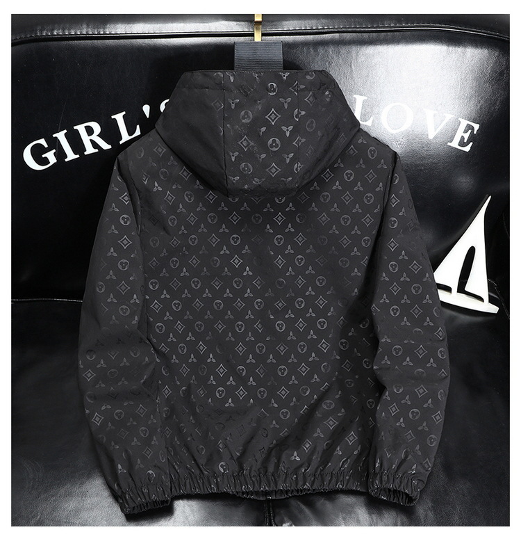 2026 New Lightweight Luxury Men's Spring Designer Jacket, Casual Men's Hooded Loose Oversized Jacket, Luxurious Outdoor Fashion Cross-border