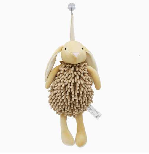 Cartoon Rabbit Chenille Hand Towel - Multi-functional Animal Creative Rabbit Fleece Toy C260407 - view 4