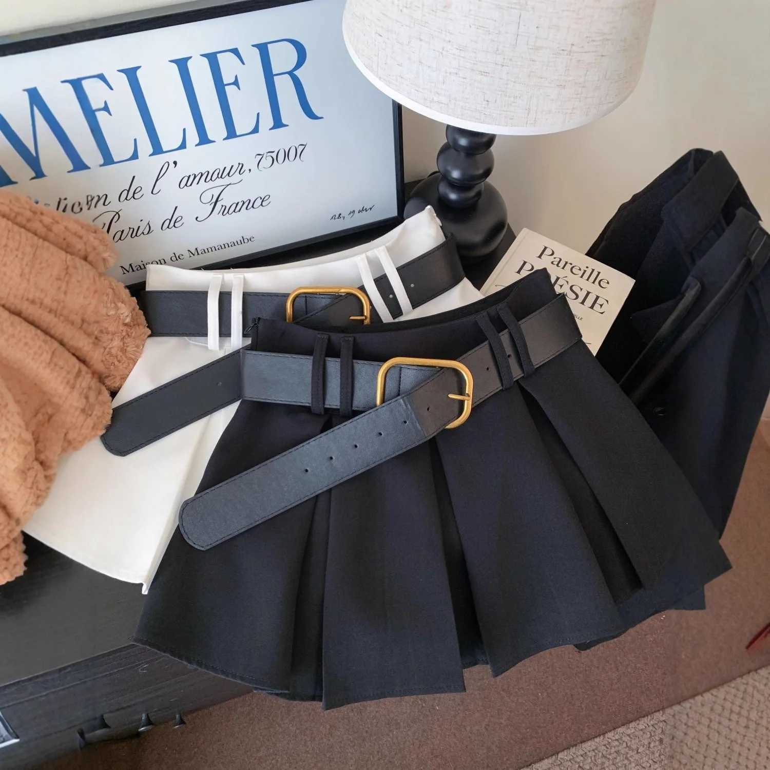 RAISE 2026 Spring Kids Girls Skirts Cotton Solid Infant Babys Girls Pleated Skirts High Waist 2-14Yrs Girls Versatile Skirts H260407