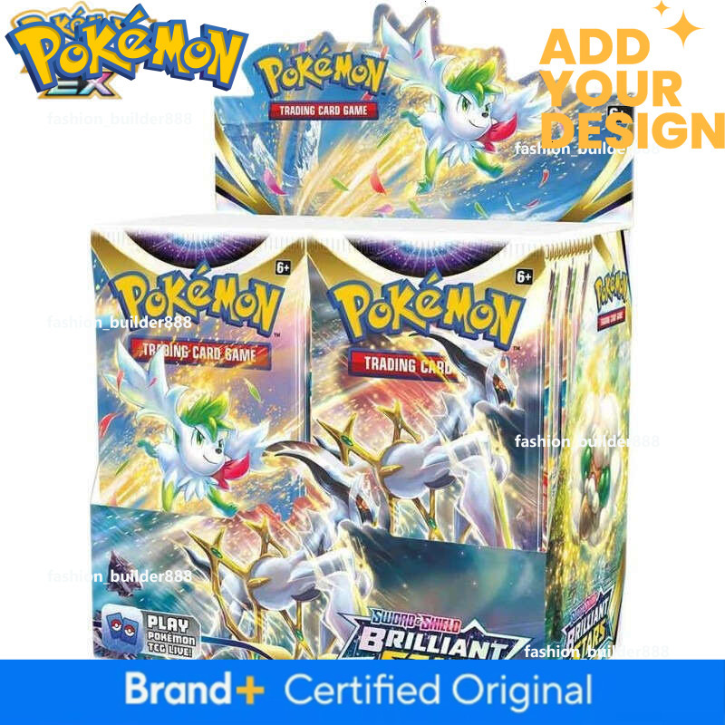 English Version Pokemon Cards Booster Blind Box Pocket Card Pack Zhejiang Paper w260225