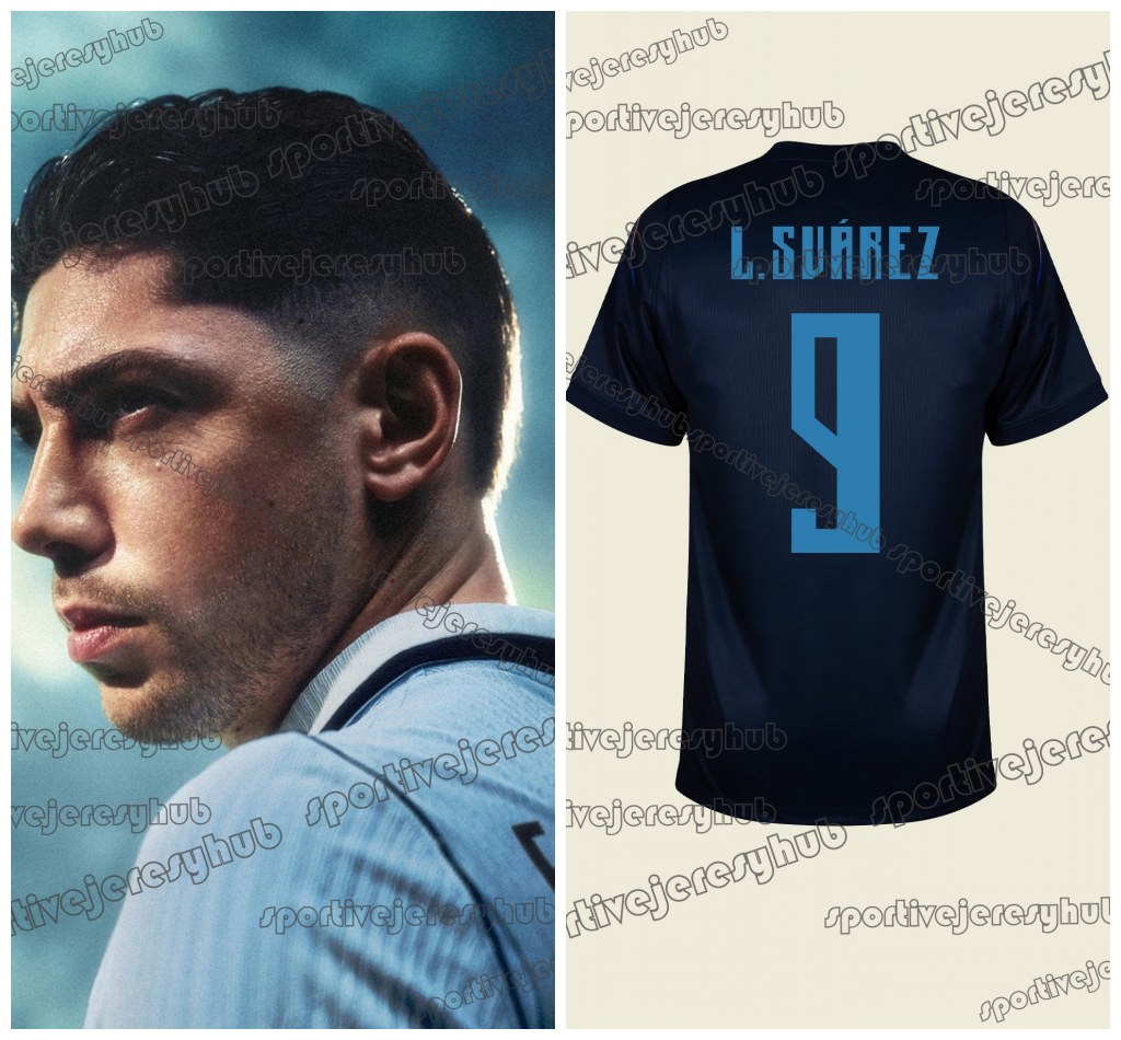 Federico Valverde Uruguay 2026 Soccer Jeresy Custom Suarez Ronald Araujo Torres Rodriguez Pellistri Aguirre Ugarte De Arrascaeta Fonseca Olivera Gimen