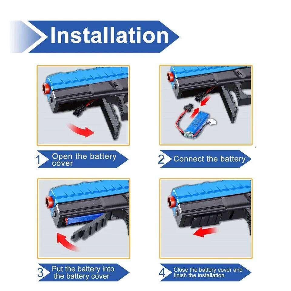 Electric ball blaster toy gun for birthday outdoor shooting game
