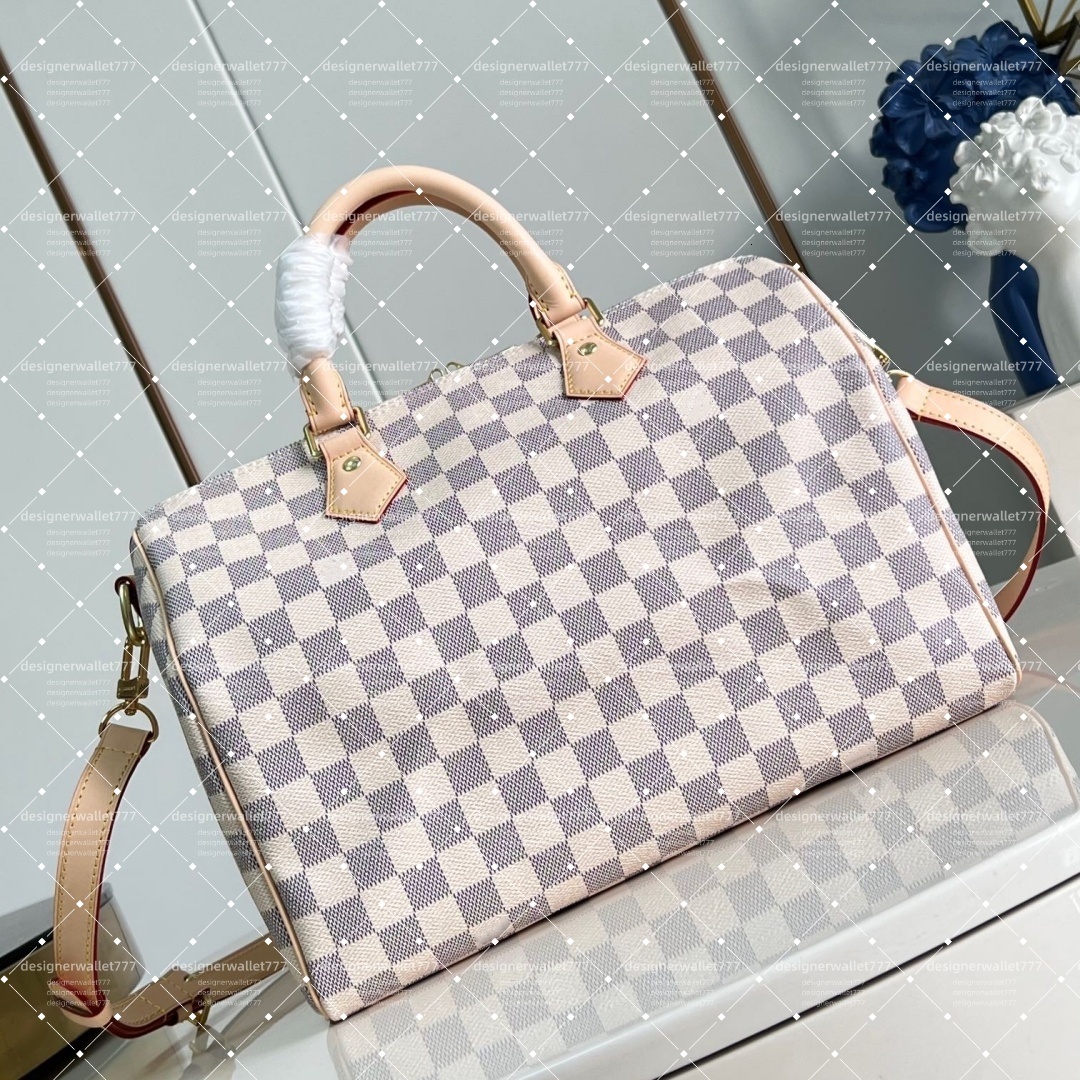 Luxury designer tote bag womens flowers leather shoulder bag speedysoft 25 30 35 cm travels bags crossbody handbag purse M41373 M46981 Mirror quality