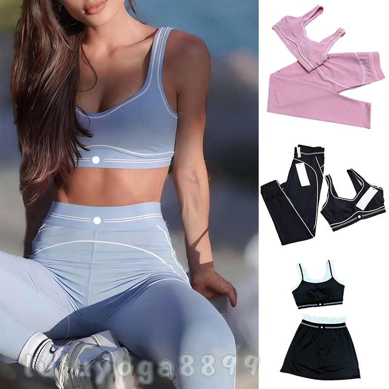 Women's Yoga Set Heart Throb Bra + Leggings Yogawomen Sets Gym Short Sports Outfit Pants Shaping Waist Fitness Jogging Sportswear Running