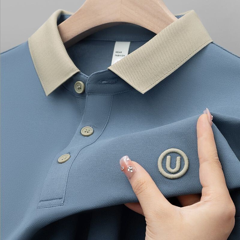 Luxury Brand Designer Men Short Sleeve Polo Shirt Summer Luxury Business Casual Top Embroidered Turn-down Collar Youth Men T-shirt