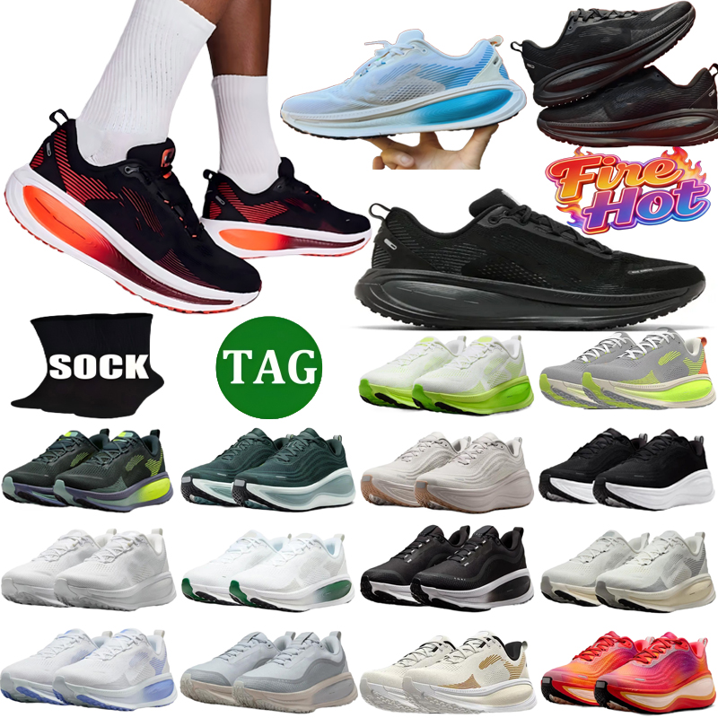 v18 Designer Shoes Men Sneakers Vomero plus 18 Women Anthracite Grey Shadow blue grey cream pink Triple Black White Outdoor Sports Trainers Running Shoes size 36-46