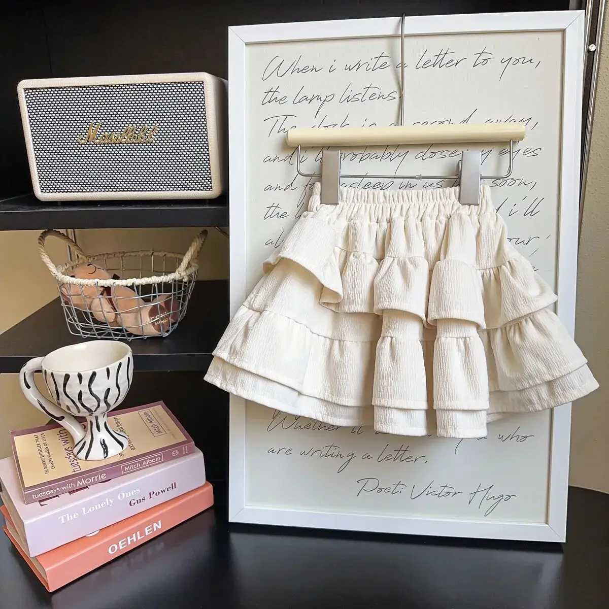 Girls short skirt autumn outfit new baby fashion short skirt cake skirt childrens spring and autumn fluffy skirt H260407