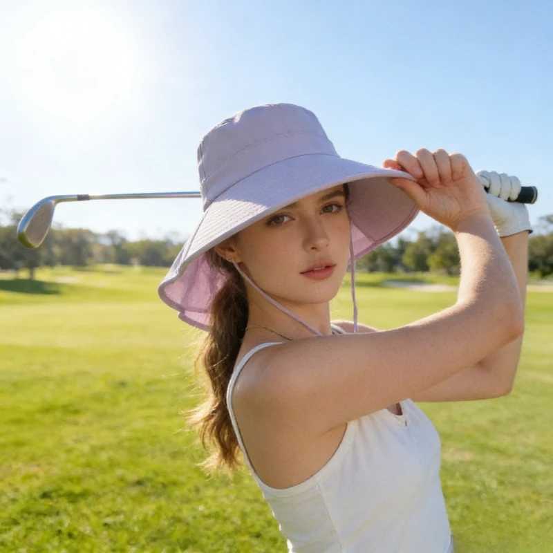 Big Brimmed Sun Protection Hat for Women 2026 New Model UV Resistant Waterproof Face Covering Shawl Sun Hat for Cycling H260407