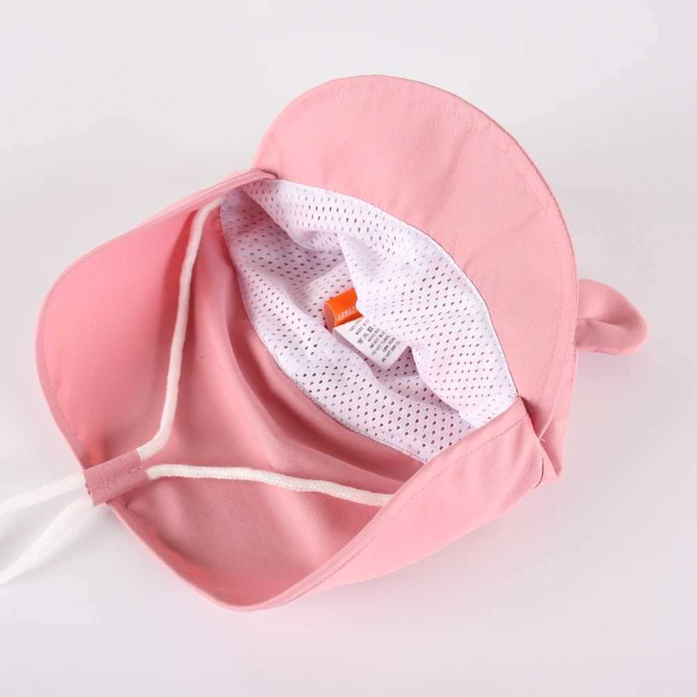 Adjustable Baby Sun Hats with Neck Flap Protection - Perfect Swim Play Toddler Hat for Girls Boys H260407