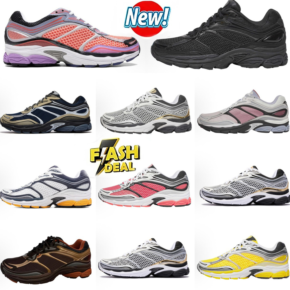Sauconny Running Shoes Progrid Omni 9 Designer shoes Sneaker Sauconies Outdoor Shock Absorption Wear Resistant Thick Sole Grey White Navy Blue Sneakers 36-47