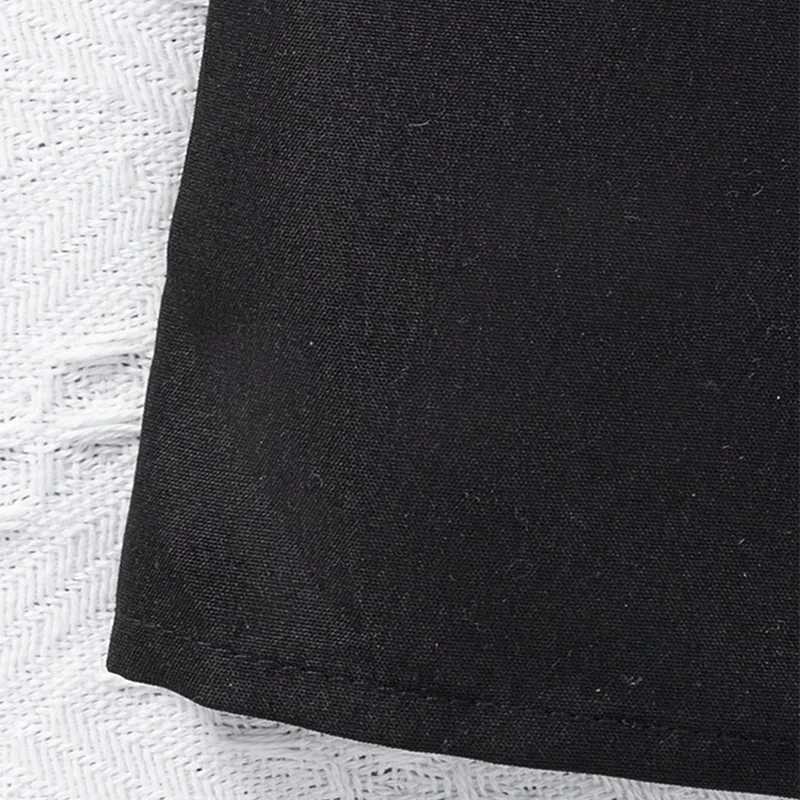 Summer Girls Can Love Multiple Pockets Solid Color Drawstring Skirt Daily Leisure Princess Birthday Party Skirt Clothing H260407