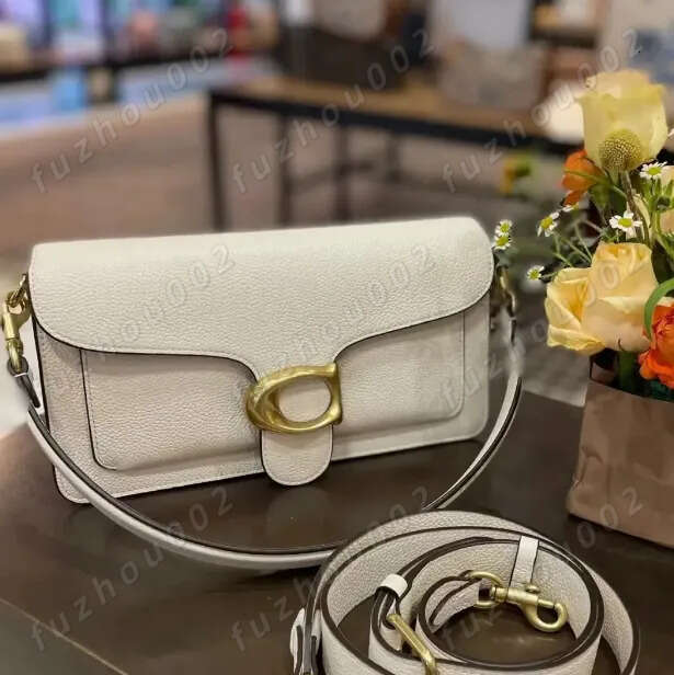 Coaclys Bags Tabby Coacher Shoulder Lady 10A Designer Mirror Quality Tote Handbag Purse Leather Rice Flour Cake Crossbody Fashion Soft Envelope Satchel Bag 24e