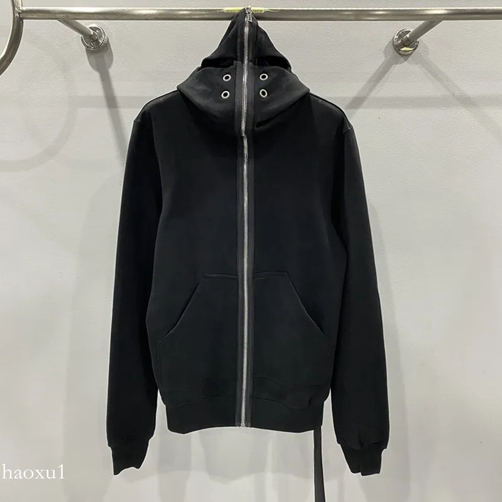 Rickes Owenss Hoodie Subhuman Designer Hoodie Y2k Dark Glamour Mens Rick Hoodies Fashion Dark Aesthetics High Street Hoodie Streetwear Hooded Rickesowen