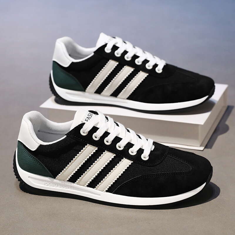 New cross-border men's 2026 spring casual white sneakers, non-slip soft sole versatile running sports trendy shoes