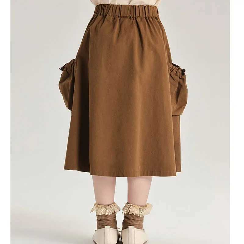 New 2025 Skirt Size 14-16 2 3 4 5 6 7 8 9 10 11 12 13 Years Denim Skirt Girl Clothes Kids Skirts For Teens Girls Summer Spring H260407