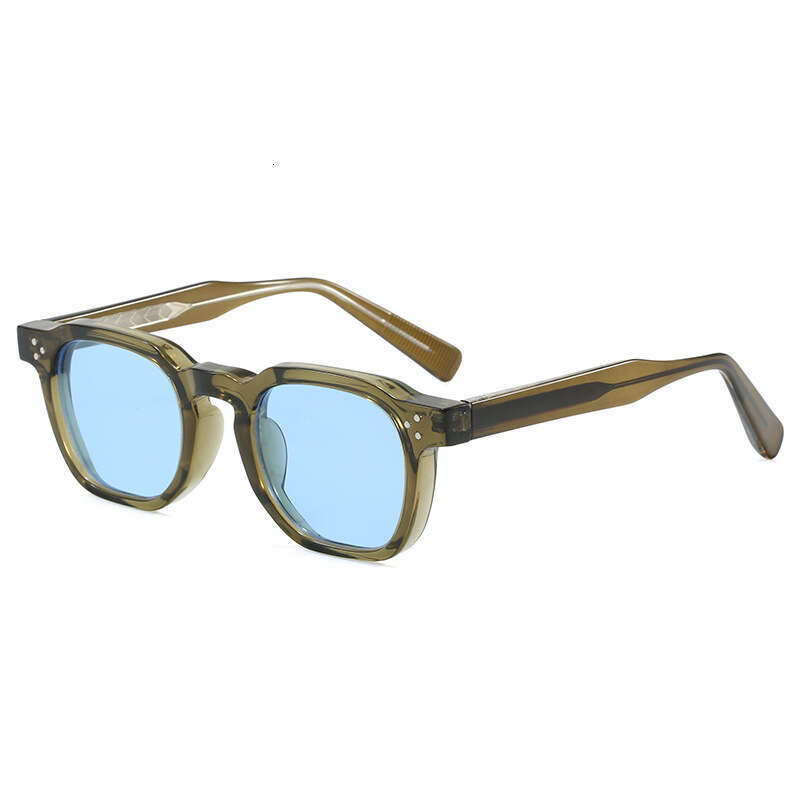 Frame With Propionate Pins, Classic Retro Fashion Sunglasses, High-Quality Eyewear Liuyuemoshang