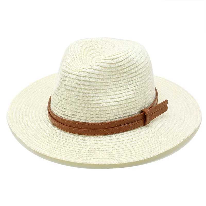 Beach Hats for Men and Women Beach Outdoor Sun Protection Visors Sun Hats Jazz Straw Hat H260407