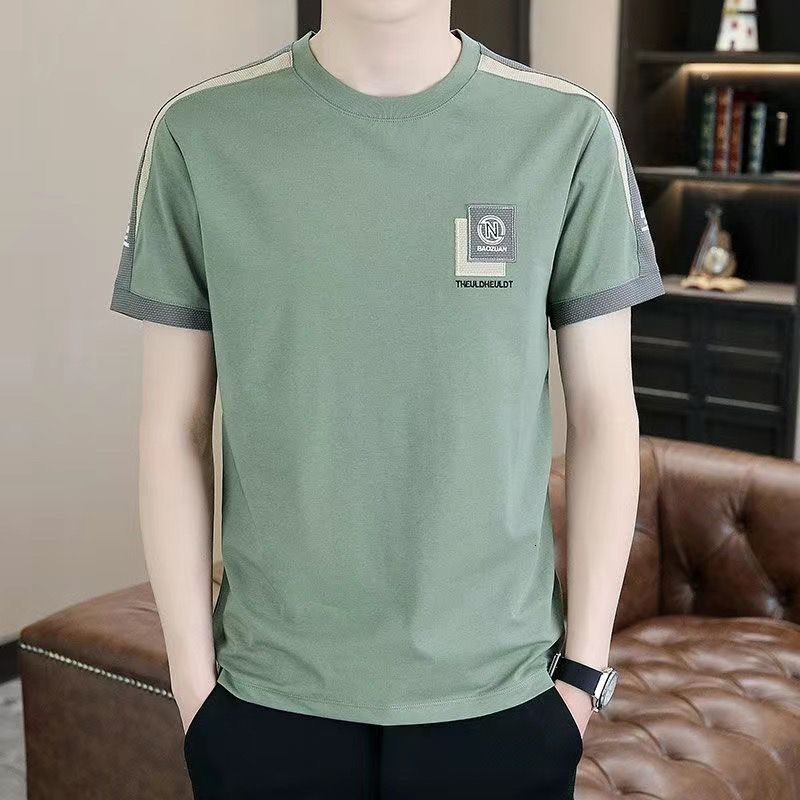 2026 New Designer Men's Casual Short Sleeved T-shirt, Fashionable Casual Shirt Versatile Fashionable Short Sleeved Top For Sports