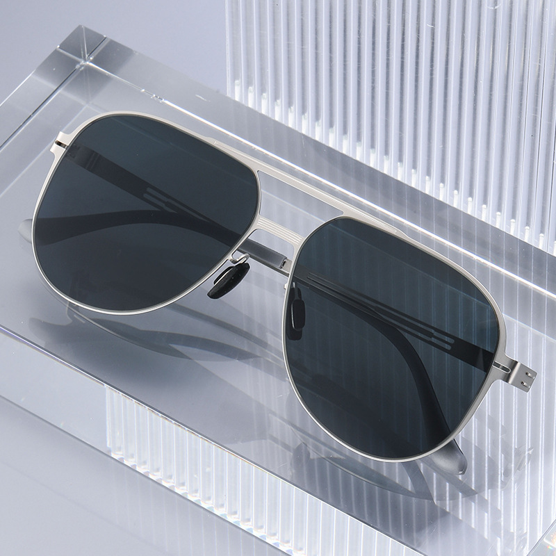 Designer Sunglasses Brand Luxury Vintage Sunglasses Men Lunettes De Soleil Glasses European And American Fashion Uv400 Polarized Sun Shopping Party Su