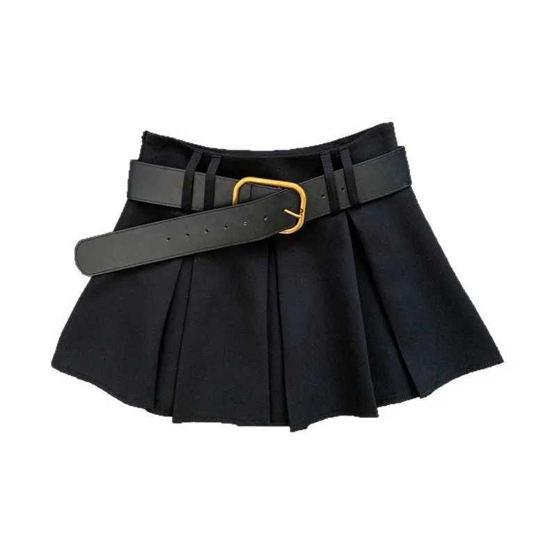 RAISE 2026 Spring Kids Girls Skirts Cotton Solid Infant Babys Girls Pleated Skirts High Waist 2-14Yrs Girls Versatile Skirts H260407