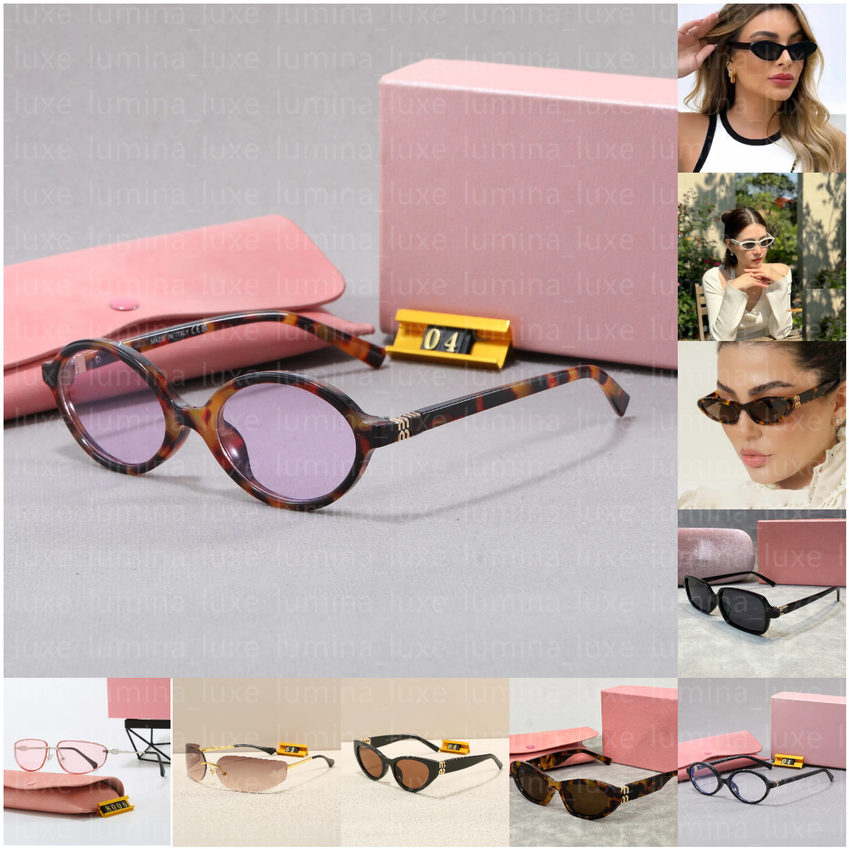 Hot Classic Oval Designer Sunglasses Women's Vintage Sunglasses 11z men's cat eye sunglasses wholesale mm glasses A51S sunglasses UV400 classic glasses smu04