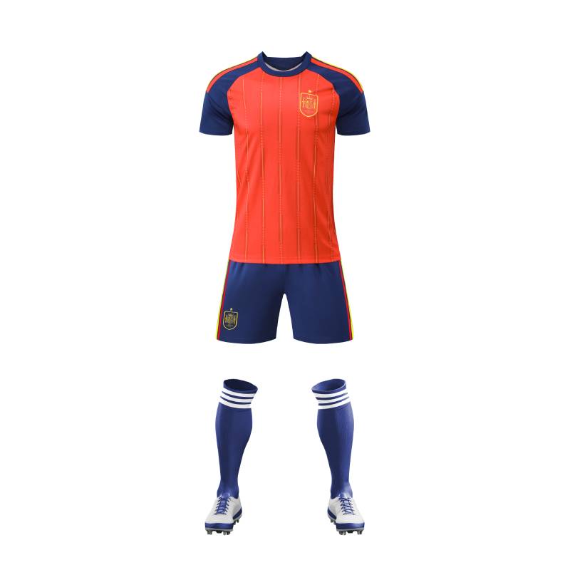 2026 World Cup Spain National Team Training Kits for Adults and Children