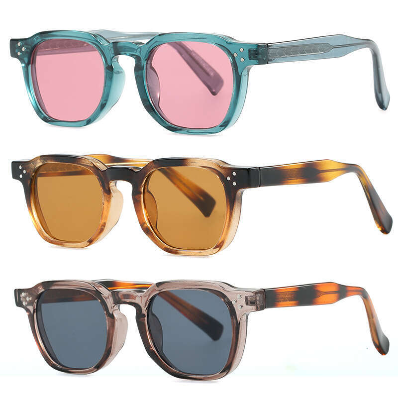 Frame With Propionate Pins, Classic Retro Fashion Sunglasses, High-Quality Eyewear Liuyuemoshang