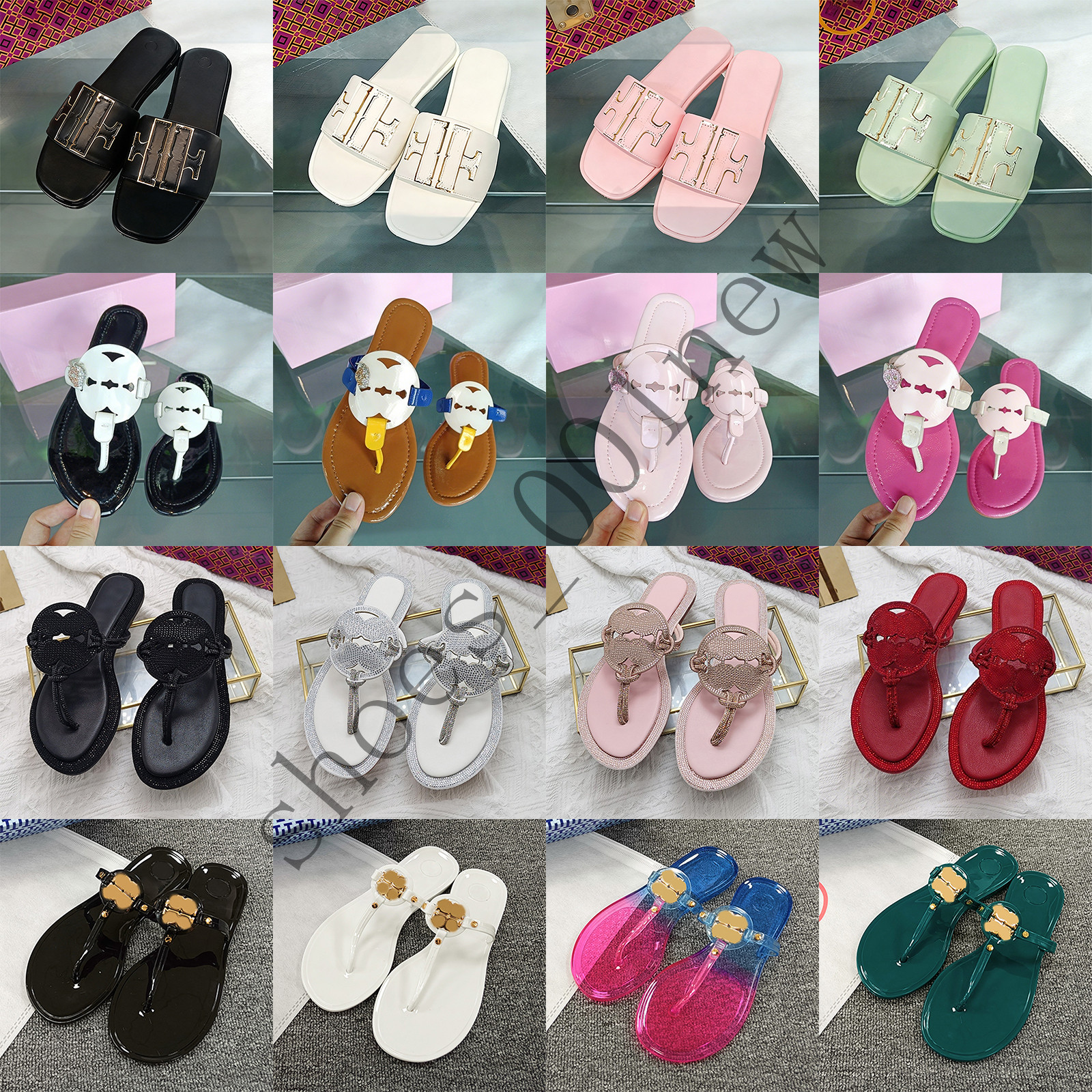 Free Shipping luxury sandles for women designer torys slides toryly clogs burchys miller summer cool sandals sandale Shoes slides sandal top