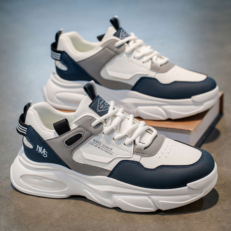 2026 Autumn Men's New Breathable Youth Sports Trendy Versatile Thick-Soled Casual Running Dad Shoes for Men