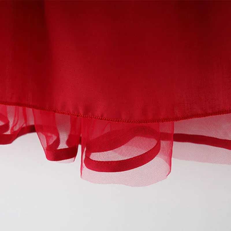 Baby Girl Dress Summer Girl Bow Pearl Mesh Princess Dress Cute Girls First Year Dress Birthday Party Dress Baby Girl Clothes H260407