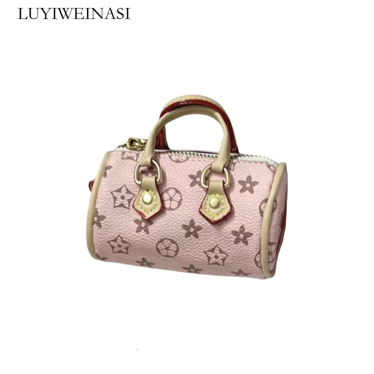 2026 New Arrival Mini Monogram Boston Bag, Women's Faux Leather Crossbody Handbag with Handle, Small Spacious Daily Bag