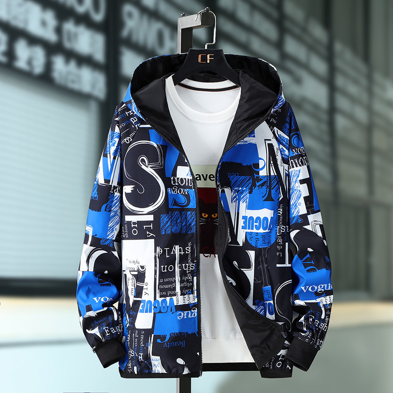 Men's High-end New Luxury Cross-border Clothing Plus Size Spring Designer Jacket Loose Men's Casual Outdoor Hooded Loose Oversized Casual Ja